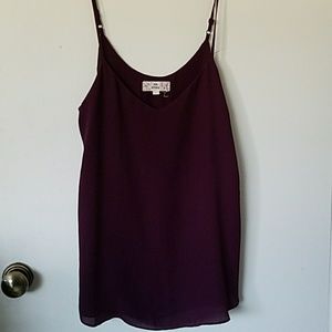 Dark plum blouse